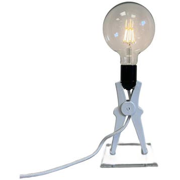 Monsieur Kacha Croco Lamp (wit) - Tafellamp, Ophalen of Verzenden, Gebruikt