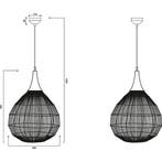 LED Hanglamp - Hangverlichting - Trion Sorana - E27 Fitting, Huis en Inrichting, Lampen | Hanglampen, Ophalen of Verzenden, Nieuw