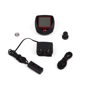 Benson Fietscomputer - 14 functies - bedraad - groot lcd-..., Ophalen of Verzenden, Nieuw
