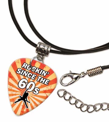 Rockin' Since the 60's plectrum ketting, hanger of oorbellen, Ophalen of Verzenden, Nieuw