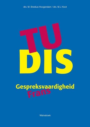 9789066754140 Tu dis drs. M. Bredius-Hoogendam, Verzenden, Nieuw, Drs. M. Bredius-Hoogendam