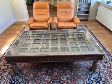 Salontafel - Hout - Antieke vintage tafel