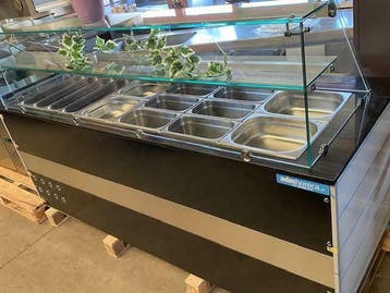Saladette Vitrine |  Poke Bowl saladerie koeling, Ophalen of Verzenden, Nieuw in verpakking, Barinrichting