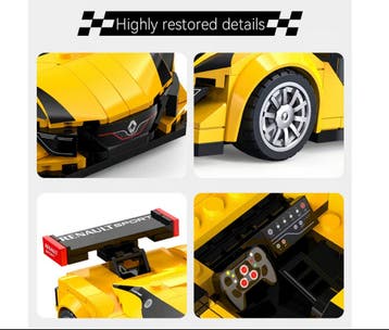 CADA Renault Sport RS.01 Schaal 1:24 - 271 onderdelen, Verzenden, Nieuw