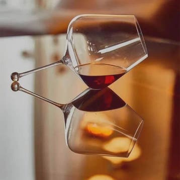 Handgemaakt Luxe Kristallen Wijnglas 960ml - Perfect voor Ro, Verzenden
