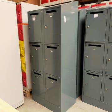 6-deurs brievenbus / postvakkenlocker - 200x80x50 cm, Ophalen of Verzenden, Nieuw