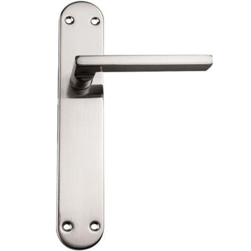 Chrome Deurkruk met lange schild - Complete set, Doe-het-zelf en Verbouw, Overige Doe-het-zelf en Verbouw, Ophalen of Verzenden