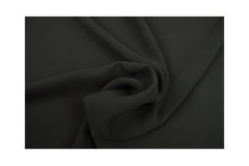 15 meter chiffon stof - Donkergrijs, 120 cm of meer, Ophalen of Verzenden, Polyester, Grijs