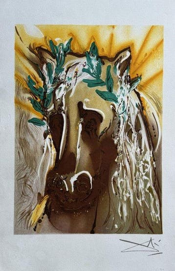 Salvador Dali (1904-1989) - Le cheval de printemps
