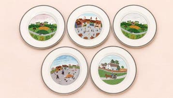 Villeroy & Boch - 5 Assiettes décoratives « Design Naïf » -