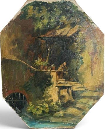 Francesco Paolo Diodati (1864-1940), Attr. - Paesaggio Con