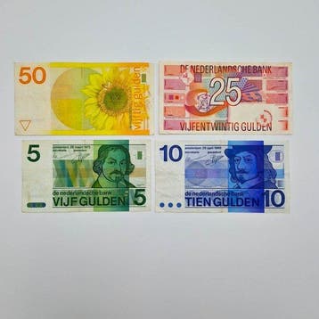 Nederland. - 4 Banknotes - various dates - PL83, PL71, PL47,