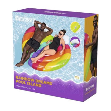 Bestway opblaasbaar zwembadeiland r van €29,99 voor €26,99, Ophalen of Verzenden, Nieuw