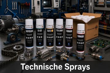 Technische sprays voor onderhoud en montage
