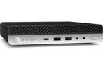 HP EliteDesk 705 G4 Mini | AMD Ryzen 5 Pro 2400G with Radeon, Zo goed als nieuw, HP, SSD, 16 GB
