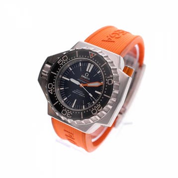 Omega Seamaster Ploprof 1200M 224.32.55.21.01.002; Automa..., Ophalen of Verzenden, Gebruikt, Leer, Overige merken
