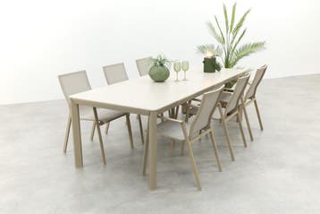 VDG Atmos/Hartman Kyra aluminium tuinset voor 6 personen, Verzenden, Nieuw, Overige materialen, Tuinset