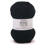 DROPS Merino Extra Fine Uni Colour - 02 zwart - Wol Garen, Ophalen of Verzenden, Nieuw