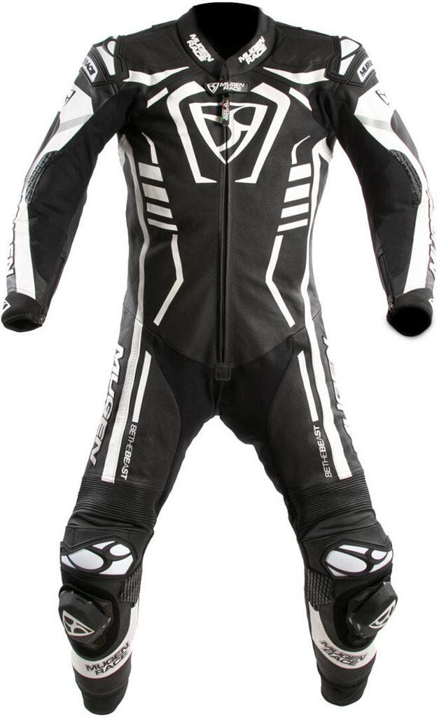 MUGENRACE Predator Zwart Wit Geperforeerd 1-Delig Motorpak, Motoren, Kleding | Motorkleding, Heren, Nieuw met kaartje, Overall