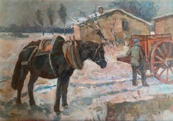 C. Giannerini (XX) - Scena invernale