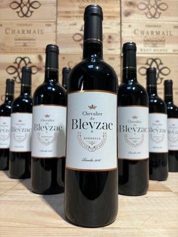 2016 Chateau Chevalier de Bleyzac - Bordeaux - 12 Flessen, Nieuw