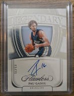 Panini Flawless Pau Gasol on-card, Gesigneerde kaart Card -, Nieuw