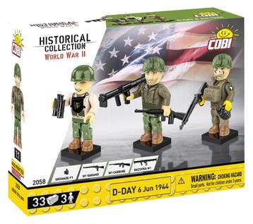 COBI WW2  2058 Soldaten D-Day 1944 (Leger bouwsets), Verzenden, Nieuw