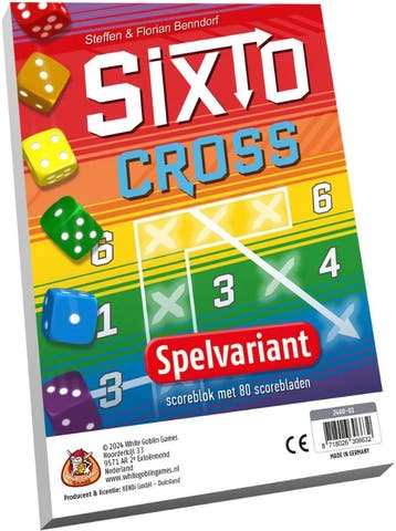 Sixto - Cross Scoreblok | White Goblin Games -, Verzenden, Nieuw