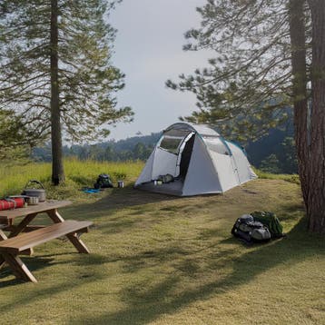XXL tent 4-persoons - 460 x 260 x 190 cm, Verzenden, Nieuw