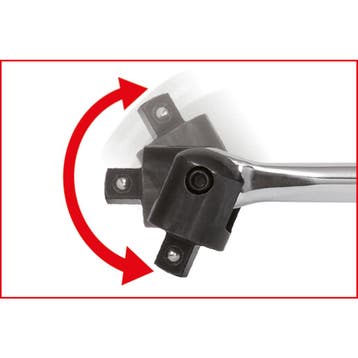 KS Tools CHROMEplus Wringijzer met Kniegewricht 1/2 – 655mm, Verzenden, Nieuw