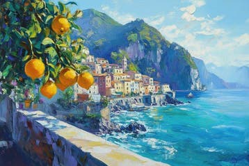 Iconica - Mediterranean Summer - Unique 1/1 XXL (100x150 cm)