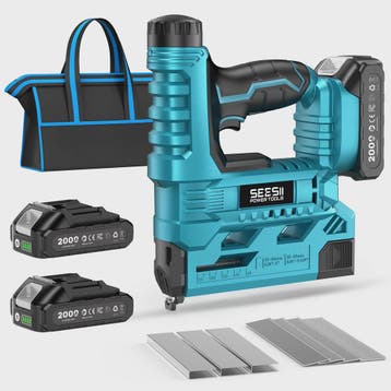 Accu Nagel- en Tackermachine 18V - Krachtig, Draadloos & Com, Doe-het-zelf en Verbouw, Gereedschap | Handgereedschap, Verzenden