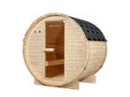 Veiling - Barrelsauna Spitsbergen - 191x120x193 cm, Sport en Fitness, Sauna, Nieuw