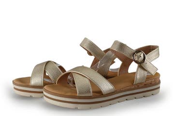 Graceland Sandalen in maat 38 Goud, Overige kleuren, Verzenden, Sandalen of Muiltjes, Zo goed als nieuw