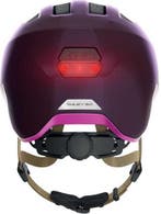 Abus Kinderhelm Smiley 3.0 M LED Royal Purple -  –, Verzenden, Nieuw