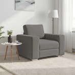 vidaXL Sofastoel Lichtgrijs 100x77x82 cm Corduroy Stof, Verzenden, Nieuw, Stof