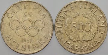500 Markkaa 1951 Finnland Republik, seit 1918, Verzenden