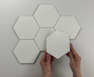 Vloertegel/Wandtegel Wit 15x17cm (Muurtegels), Doe-het-zelf en Verbouw, Tegels, Keramiek, Nieuw, Minder dan 20 cm, 10 m² of meer