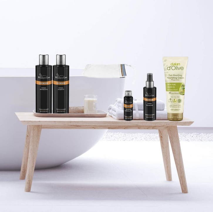 Beauty &amp; Care Spa@Home giftset - Hamam 1 pakket.  new, Sport en Fitness, Gezondheidsproducten en Wellness, Nieuw, Ophalen of Verzenden