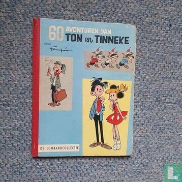 Ton en Tineke - 60 avonturen van Ton en Tinneke - 1958, Boeken, Stripboeken, Eén stripboek, Verzenden, Gelezen, Franquin, André.