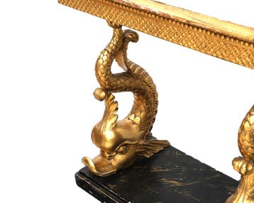 Een houten wandtafel, Europa, 19e eeuw, Gebruikt