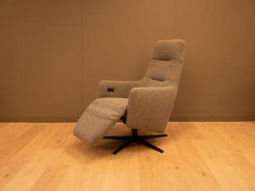 Relaxstoel Harley met ACCU en 2 motoren, met 25% KORTING!, Moderne relaxstoel Justin van Chill Line , Minder dan 75 cm, Stof, Nieuw