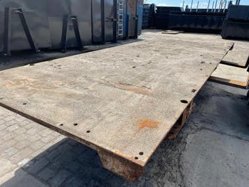 Brug deel zwaar 6 x 2,5 meter 40 ton rijplaat dragline schot