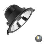 LED Downlight - Sia - CCT switch - Ø120 - 12w - Zwart, Ophalen of Verzenden, Nieuw