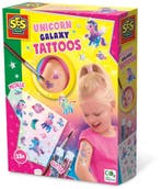 SES Creative - Galaxy - Tattoos voor Kinderen - 32 Unicorn, Ophalen of Verzenden, Nieuw