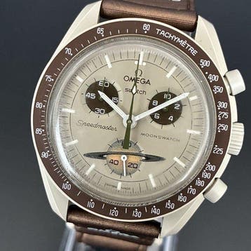 Omega x Swatch - MoonSwatch - Mission to Saturn - Zonder, Nieuw