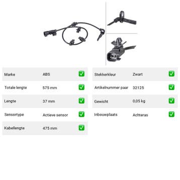ABS-sensor Chevrolet Orlando 1.8 (J309) Van 2011-02 tot  - A, Verzenden, Nieuw, Chevrolet
