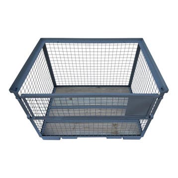 Gitterbox GB007A XL hout met staal nieuw grijs 1240x1035x970