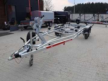 TEMARED B25 Boottrailer 7,4 m FULL LED met Alu velgen, Watersport en Boten, Boottrailers, Jetskitrailer, 1500 tot 3000 kg, Verzenden