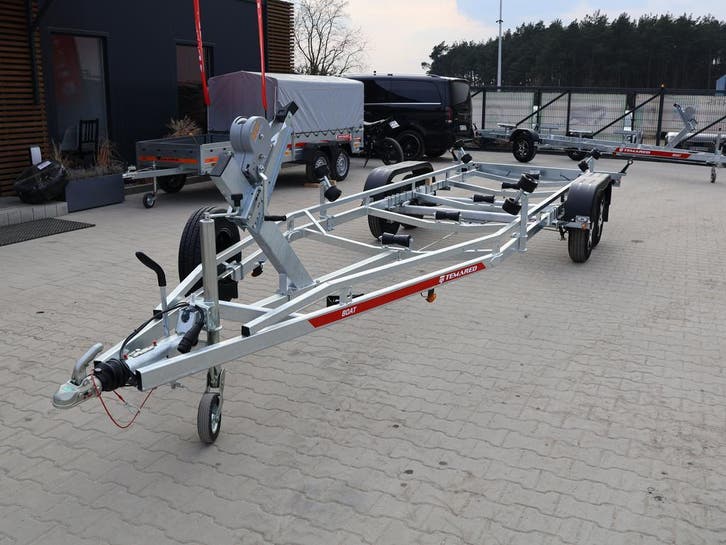 TEMARED B25 Boottrailer 7,4 m FULL LED met Alu velgen, Watersport en Boten, Boottrailers, Jetskitrailer, Nieuw, 1500 tot 3000 kg